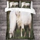 thumbnail image 3 of Juego de ropa de cama de ovejas, funda nórdica de microfibra suave con cremallera oculta, funda de edredón con diseño de animales adorables con estampado 3D para niños, adolescentes y adulto, 3 of 3