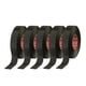 thumbnail image 1 of Cinta tesa 51036 de tela PET 1,9 cm x 25 m, 5 rollos, negra, 1 of 6