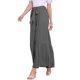 thumbnail image 4 of INSPIRE CHIC Pantalones Boho para Mujer Cintura Alta Elástica Acampanados con Volantes Palazzo Chic Pierna Ancha XS Gris, 4 of 6