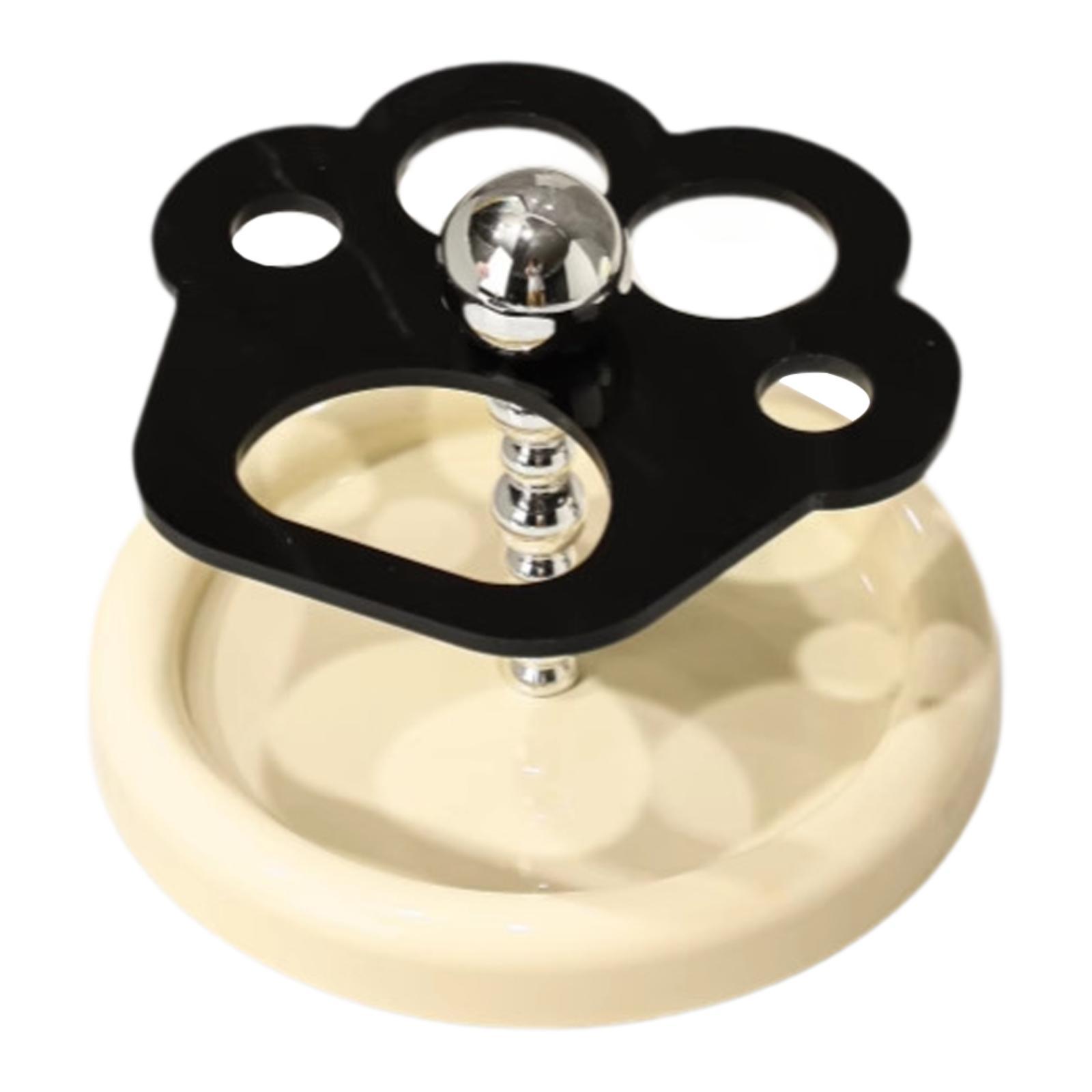 Magideal - Soporte Para Cepillos De Dientes Para Baño, Organizador De Cepillos De Dientes Eléctricos, Soporte Versátil, Estante De Almacenamiento Para Brochas De Pata Negra