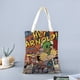 thumbnail image 2 of Hey Arnold Bolso de tela con estampado de lienzo para mujer, bolsa de compras reutilizable y estética, con cremallera interior, regalo para mujer,40*40cm., 2 of 6