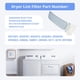 thumbnail image 5 of Repuesto de filtro para pelusa Lint Screen Luojiedejinbiao WPW10717210, 5 of 6