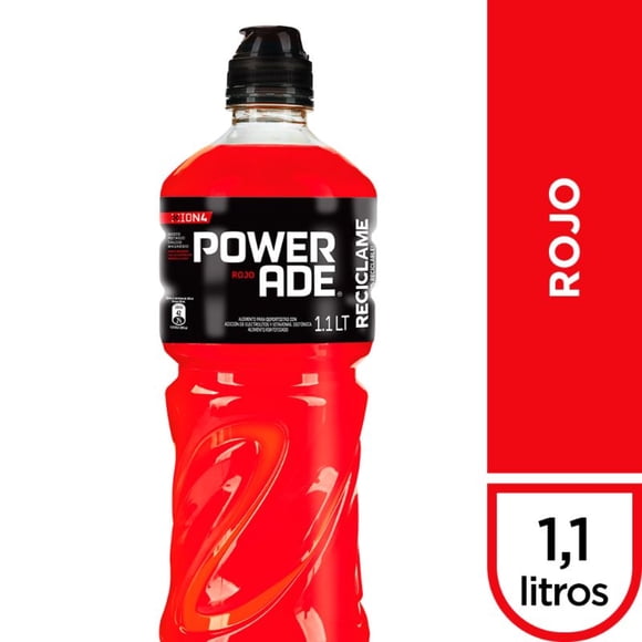 Bebida Isotónica Roja, 1,1 L