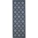 thumbnail image 3 of Alfombra de Área Nourison Azul Marino 61 x 183 cm Fácil de Limpiar (Corredor), 3 of 7