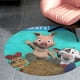 thumbnail image 4 of Alfombra Redonda Jakers! Las Aventuras De Piggley Winks 60cm, 4 of 6