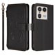 thumbnail image 2 of Funda Cartera Mariposa para [Motorola Edge 50 Ultra 5G] con Soporte y Cremallera Negro, 2 of 6