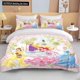 thumbnail image 1 of Princess Printed Bedding Set Cartoon Anime Microfiber Bed Set Pillowcase Adult Bed Cover Bedroom Bed Set Duvet Bed Sheets, 1 of 5