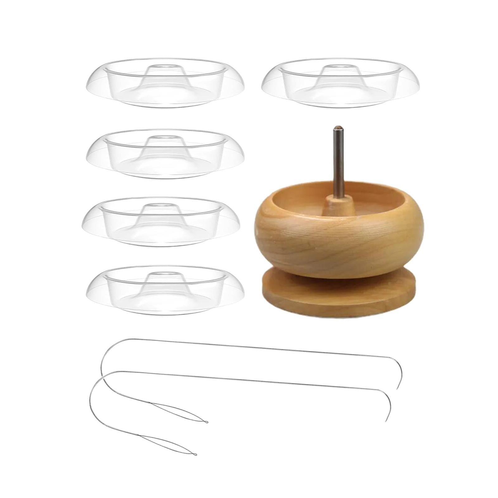 Bothyi - Bead Spinner Bowl Bead Stringer Bead Bowls Kit Para Clay Beads Art Crafts Diy Curved Needle