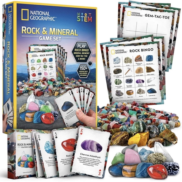 Juego National Geographic Rock Mineral 150 Especímenes