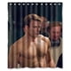 thumbnail image 1 of Cortina de ducha de Capitán América, diseño de héroe musculoso, con ganchos, tamaño 60 x 72 pulgadas, 1 of 3