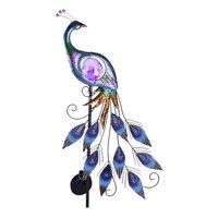 Magideal - Lámpara De Paisaje Con Estatua De Jardín Con Luces Solares, Artesanía Decorativa, Figura De Animal Con Luz Solar De Para Jardín, Césped Y