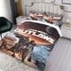 thumbnail image 3 of Star Wars Conjunto de sábanas temático, trío de piezas, cómodo y amigable con la piel, diseño único, regalo de decoración para el hogar para familiares, amigos y fans, 90 cm * 190 cm, 3 of 6