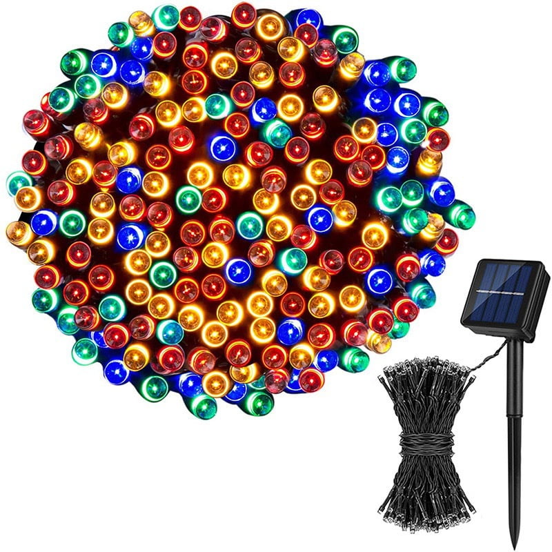 Genérico - Luces Guirnalda Navideñas Solar 300 Led 32m Multicolor