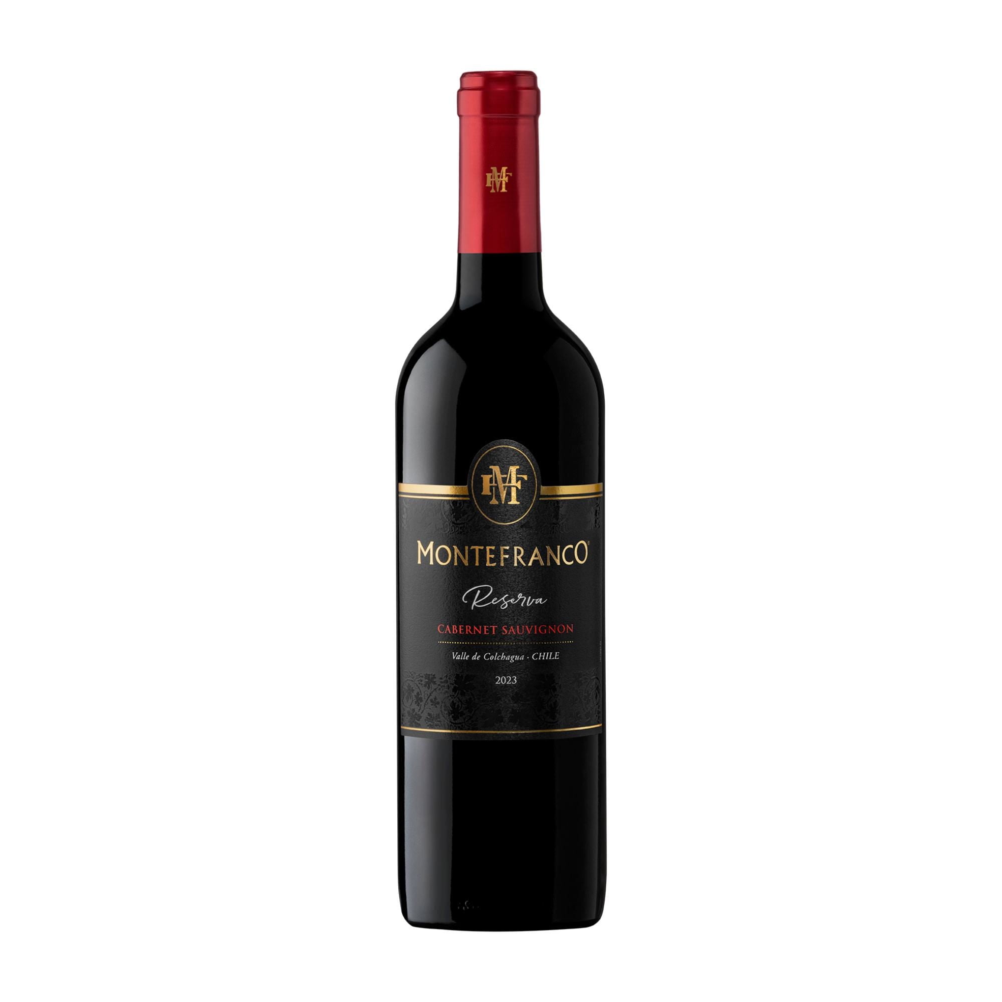 Vino Tinto Cabernet Gran Reserva 13.5° Botella 750 ml Montefranco