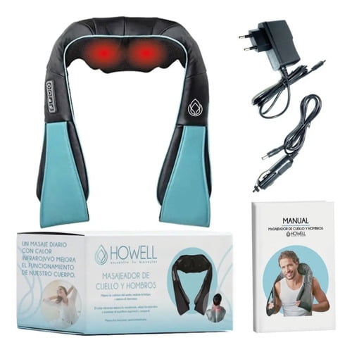 Masajeador De Cuello Espalda Howell Cervical V4 Celeste Celeste
