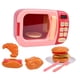thumbnail image 5 of Juguetes De Cocina De Comida Realistas Que Aprenden Para Niños 3+ Mini Horno De Microondas Playset Rosa, 5 of 5