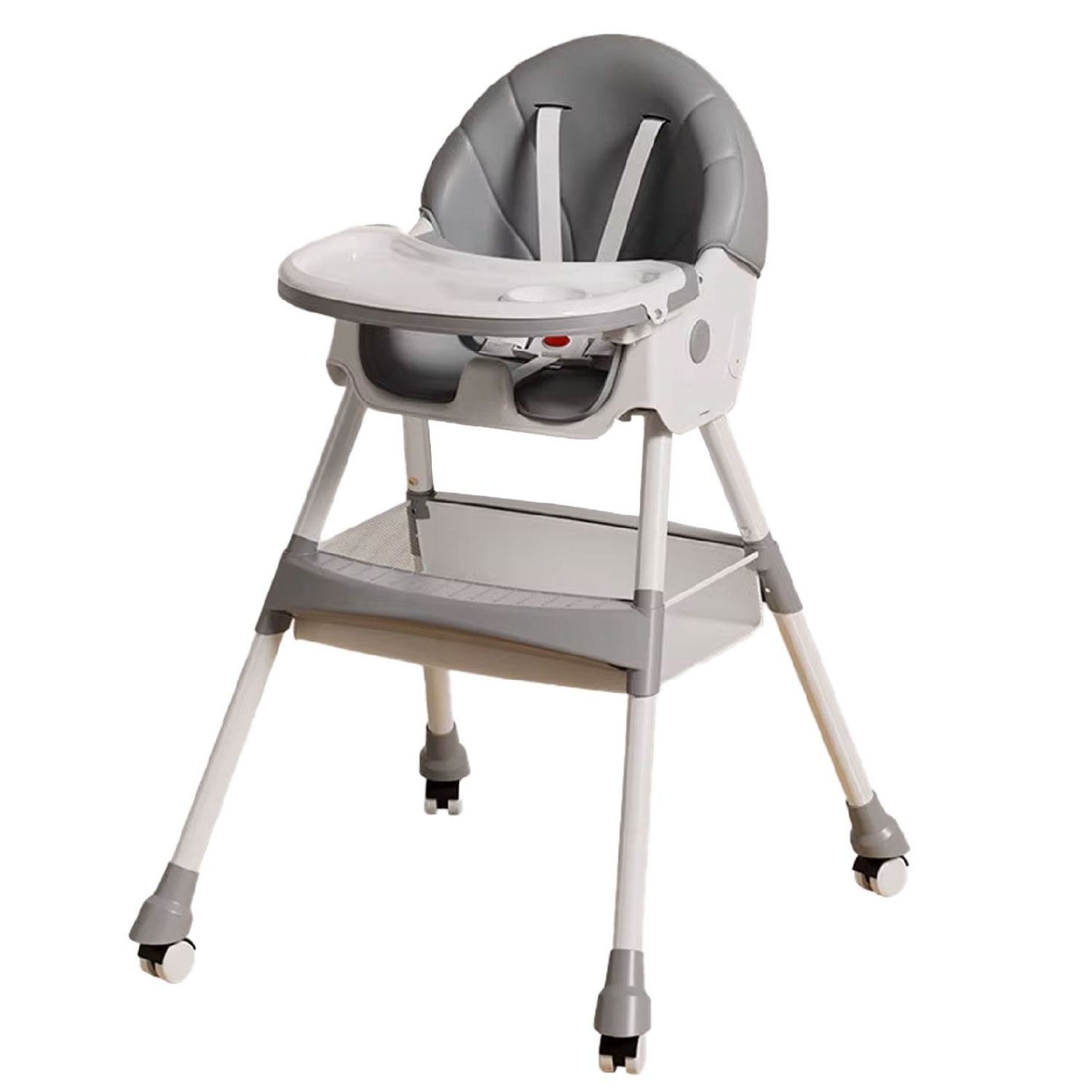 Mundo Online - Silla Comer Bebe Doble Altura Safe Baby Gris