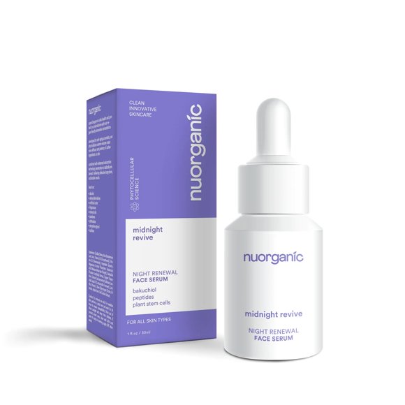 Suero de bakuchiol nuorgánico con células madre vegetales, péptidos y vitamina C
