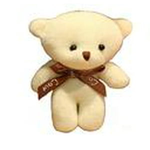 Nonstop - Mini Osito De Peluche - Llavero - Beige