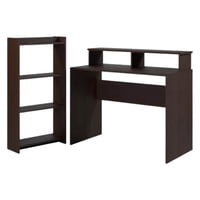 Importclick - Kit Escritorio Repisa Mas Estante Madera