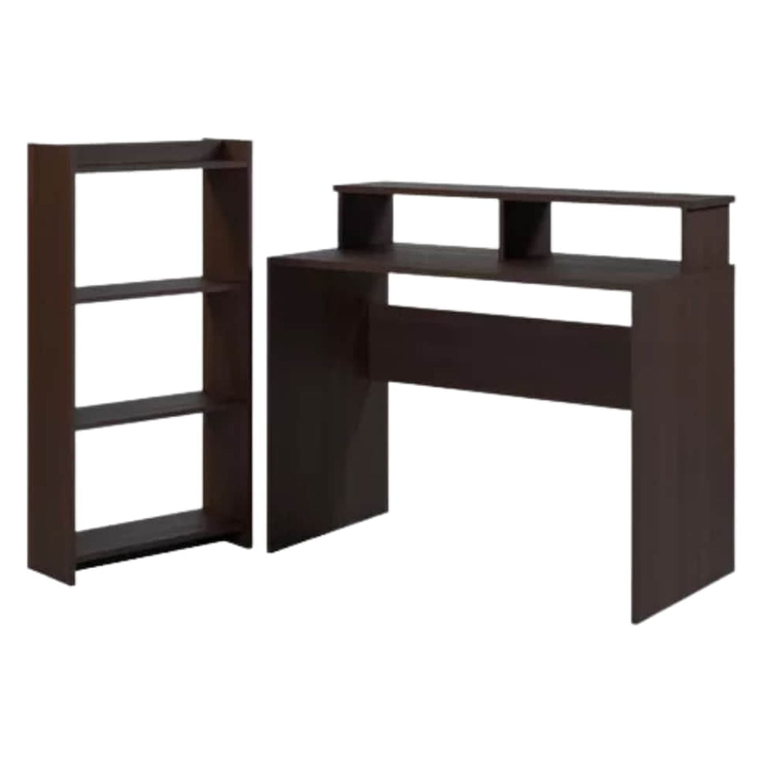 Importclick - Kit Escritorio Repisa Mas Estante Madera