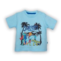 Polera Bebe Niño Celeste Pillin