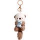 thumbnail image 1 of Llavero de peluche con charm de nutria para mujeres, adolescentes y amantes de los animales, 1 of 3