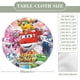 thumbnail image 2 of Super Wings-theme Fitted Round Tablecloths Elastic Edged Table Covers Waterproof Table Cloth for Kitchen Holiday Party Tables Decor 120cm, 2 of 6