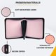 thumbnail image 5 of Carpeta Card Guardian Premium de 4 bolsillos con cremallera – Rosa, 5 of 8