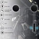 thumbnail image 2 of Audifono Bluetooth Para Casco De Moto Manos Libres Mp3, 2 of 2