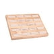 thumbnail image 5 of Bandeja Para Anillos Con 20 Ranuras, Decoración De Madera Para Pendientes, Anillos, Damas, Color Beige, 5 of 5