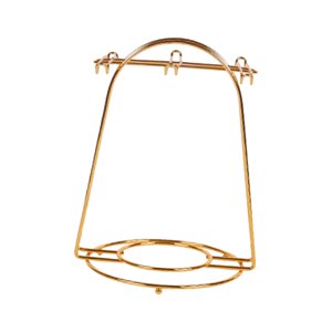 Magideal - Estante Para Tazas De Café, Estante Para Secar Tazas, Soporte Para Esquina De Café, Secador De Árboles, Soporte Para Tazas, Estante Para Tazas De Té Capacidad Para 6 Tazas Doradas.