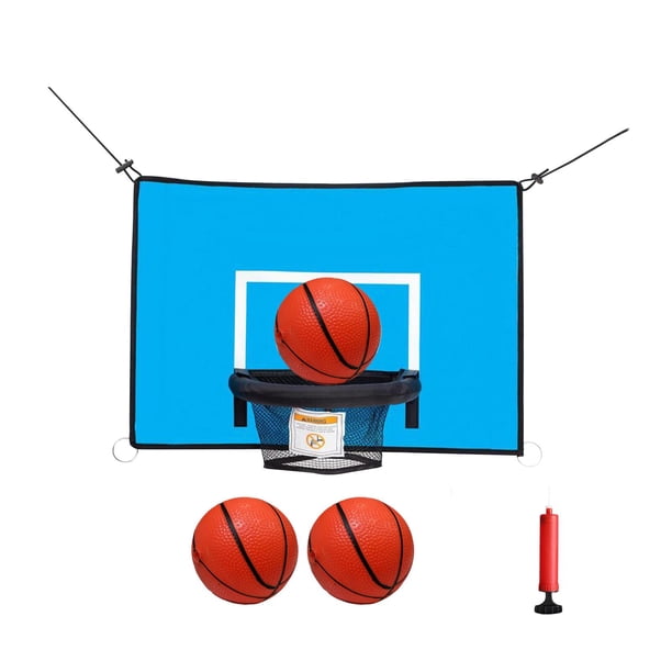Trampolines, aro de baloncesto, accesorio para deportes al aire libre, juego de baloncesto para , materiales blandos impermeables, patio trasero, , estilo b