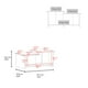 thumbnail image 5 of Mesa De Centro Rectangular Fm-016c - Cafe Claro, 5 of 6