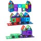 thumbnail image 1 of Juego de azulejos magnéticos para trenes y vagones Playmags, 55 unidades, para niños mayores de 3 años, 1 of 6