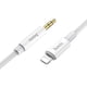 thumbnail image 1 of Adaptador de Audio Hoco UPA19 Lightning a 3.5mm Silver, 1 of 3