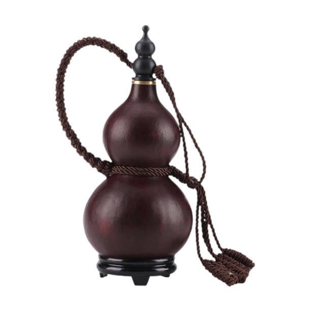 Botella de calabaza Botella de agua de calabaza Fácil de transportar Decoración del hogar Taza de agua Jarra Portabebidas para interior Cocina Oficina