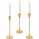 thumbnail image 1 of Portavelas Tielwebelere para velas cónicas dorado, 1 of 3