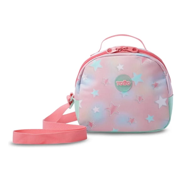 Lonchera Térmica Para Niña Rainbow Star Mediano Rosada