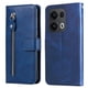 thumbnail image 1 of Funda con Cremallera para OPPO Reno 14 Pro 5G, Carcasa Cartera de Cuero PU con Soporte y Tarjetero, 1 of 5