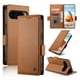 thumbnail image 1 of Para Google Pixel 9 Pro / 10 Pro Funda Tipo Billetera con Tapa Porta Tarjetas, Cubierta de Cuero PU con Hebilla Lateral Magnética Mate para Mujeres y Hombres, Marrón, para Pixel 9 Pro / 10 Pro, 1 of 7
