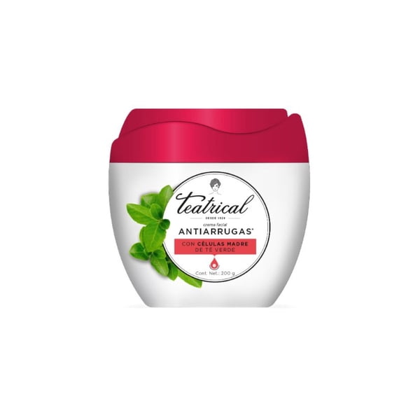 Crema Facial Antiarrugas Con Células Madre De Té Verde