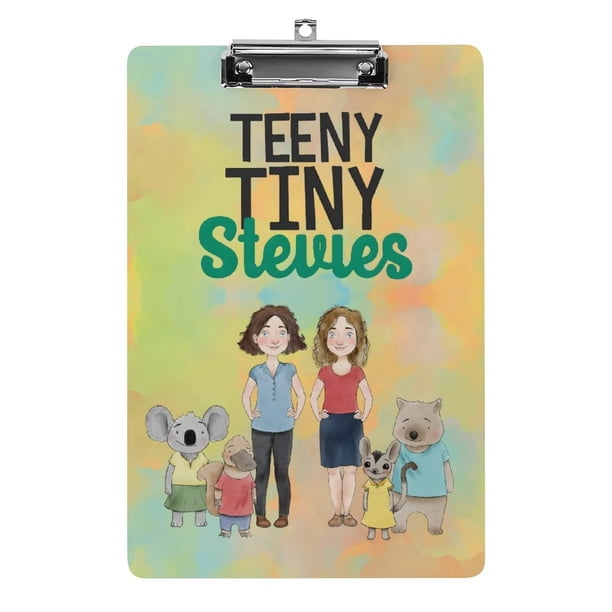 Teeny y Tiny Portapapeles de acrílico A4, tamaño carta estándar, carpeta con clip 31.8x 21.5CM para estudiantes, profesores y oficina