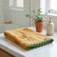 thumbnail image 5 of REGALWOVEN Paquete de 2 Toallas de Mano Absorbentes de Secado Rápido, Toallas Decorativas de Baño Bordadas con Frutas Lindas para Decoración del Hogar Amarillo 29" x 13", 5 of 6