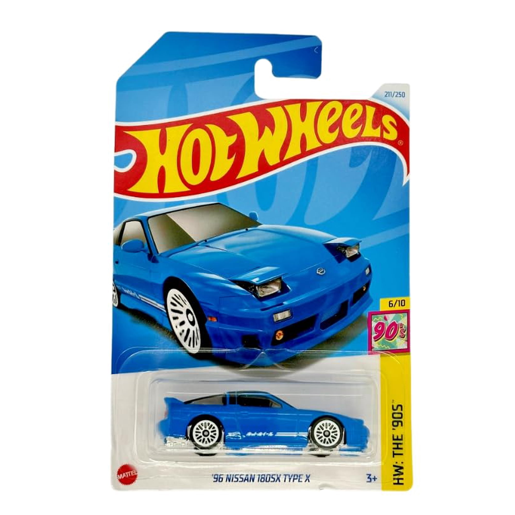 Modelo A Escala Hot Wheels Nissan 180sx Type X 96 Azul