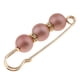 thumbnail image 5 of abs perlas rhinestone espaciador cuentas broche de seguridad broche clip bufanda sombrero rosa, 5 of 5