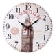 thumbnail image 4 of Reloj De Pared De Madera, Relojes De Cuarzo Decorativos De 12 Pulgadas Para Dormitorio, Sala De Estar, Hogar E, 4 of 5