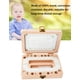 thumbnail image 5 of Caja de madera para guardar dientes de leche, para guardar los primeros dientes y rizos, ideal para niños y recién nacidos., 5 of 7
