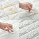 thumbnail image 3 of 10pcs 3D Wall Stickers Diy Wallpaper Foam Soft Tiles, Bedroom Faux Brick Wallpaper Decoration, Waterproof And Mildew-resistant Self-adhesive Wallpaper For Living Room Kitchen TV Backdrop, 3 of 4