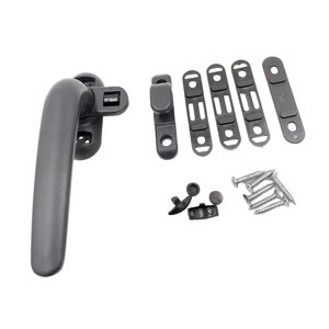 Magideal - Manija De Ventana Manija Universal Cerradura De Seguridad Manivela Para Puerta Tirador De Bloqueo De Instalación Sencilla Adecuada Para Protección De Izquierda